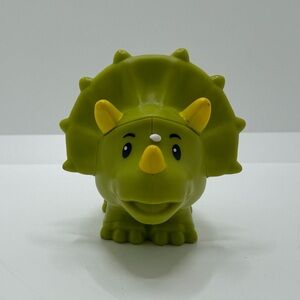 Fisher-Price Green Triceratops Dinosaur Toy